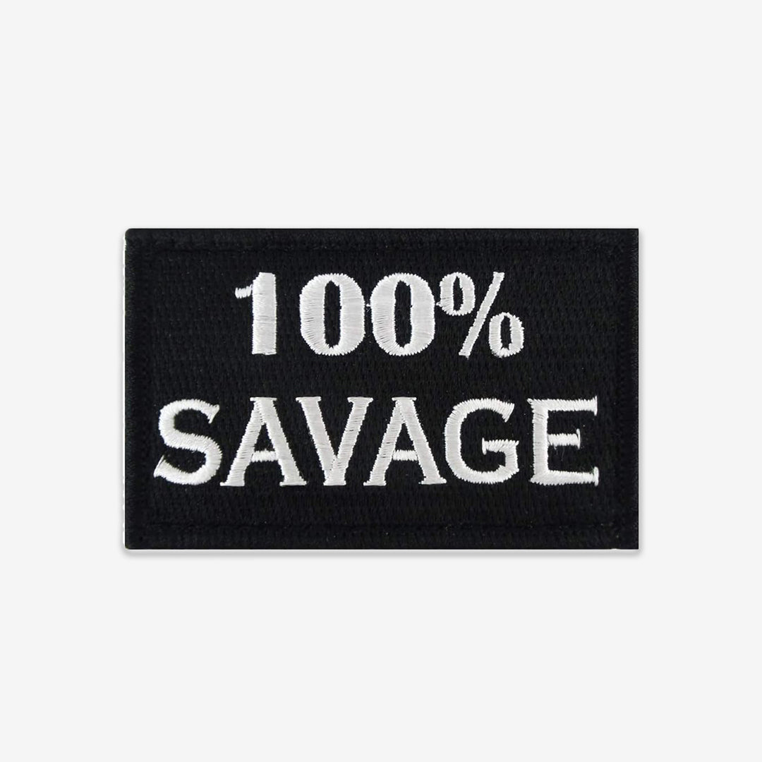 100% Savage Iron Patch