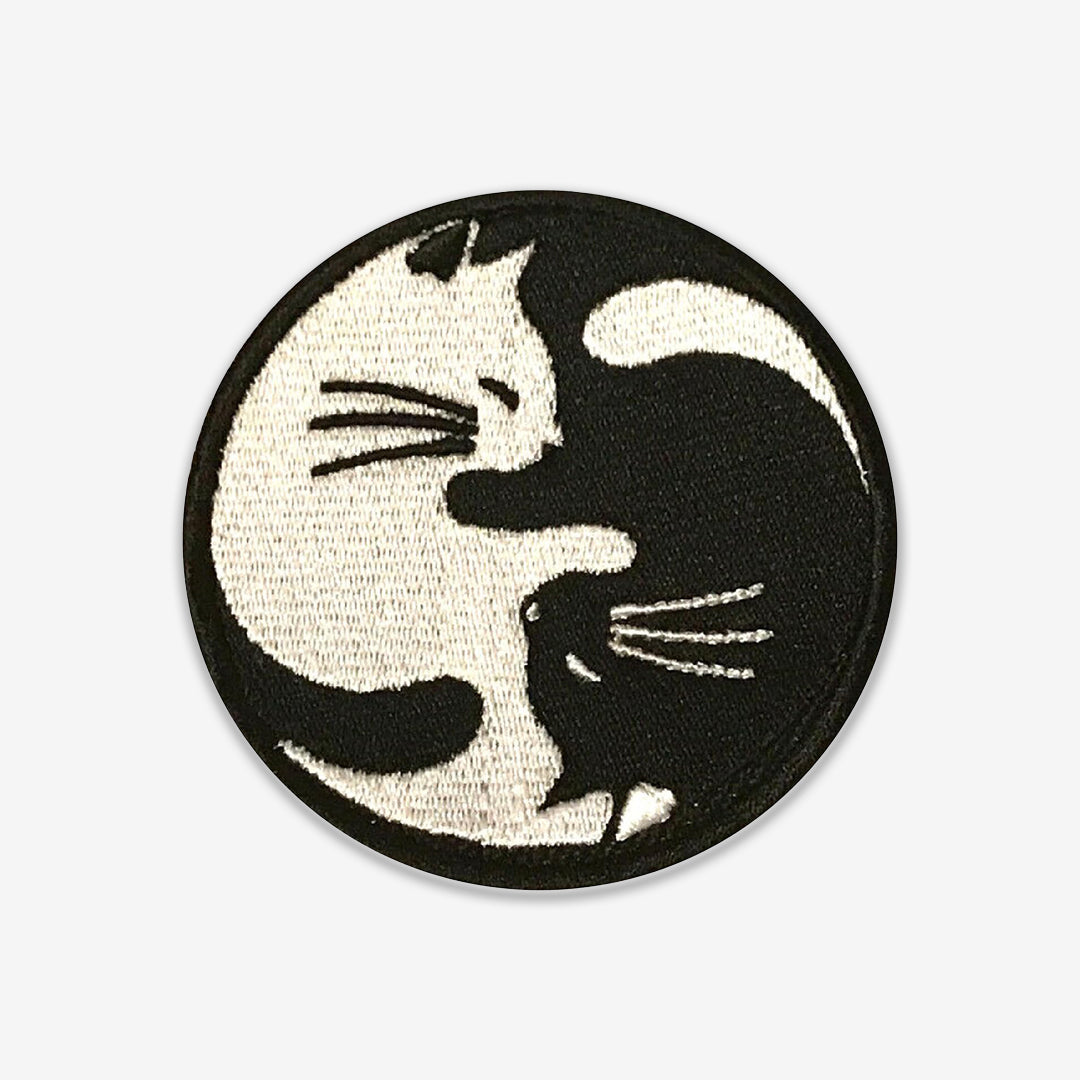 Yin Yang Cat Iron Patch