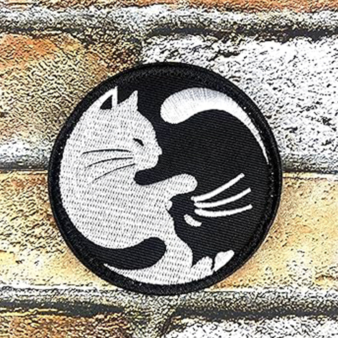 Yin Yang Cat Iron Patch