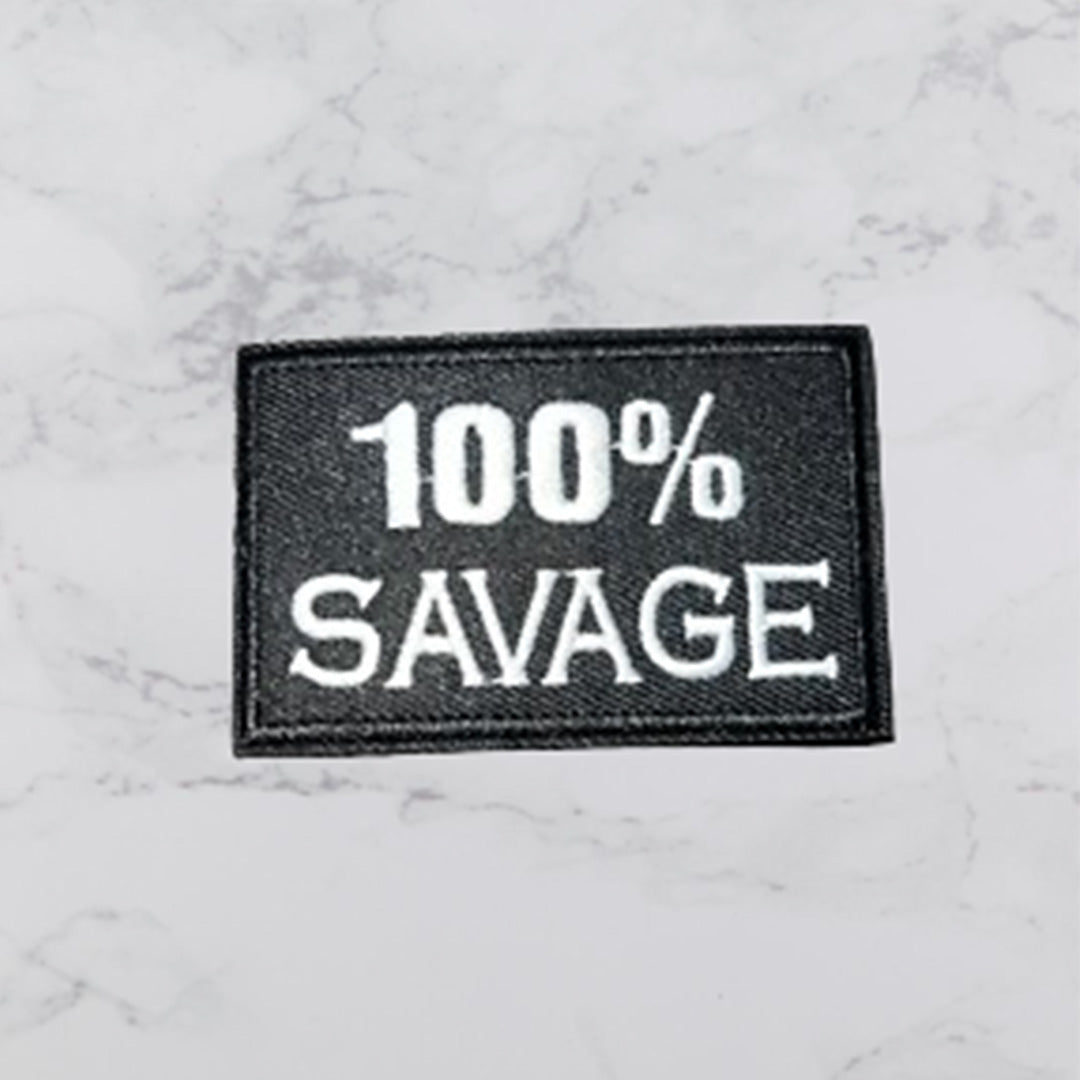 100% Savage Iron Patch
