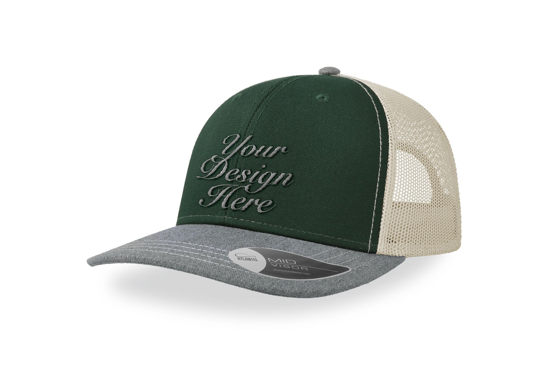 Sonic Bottle Green/Gray Melange/ Beige Cap