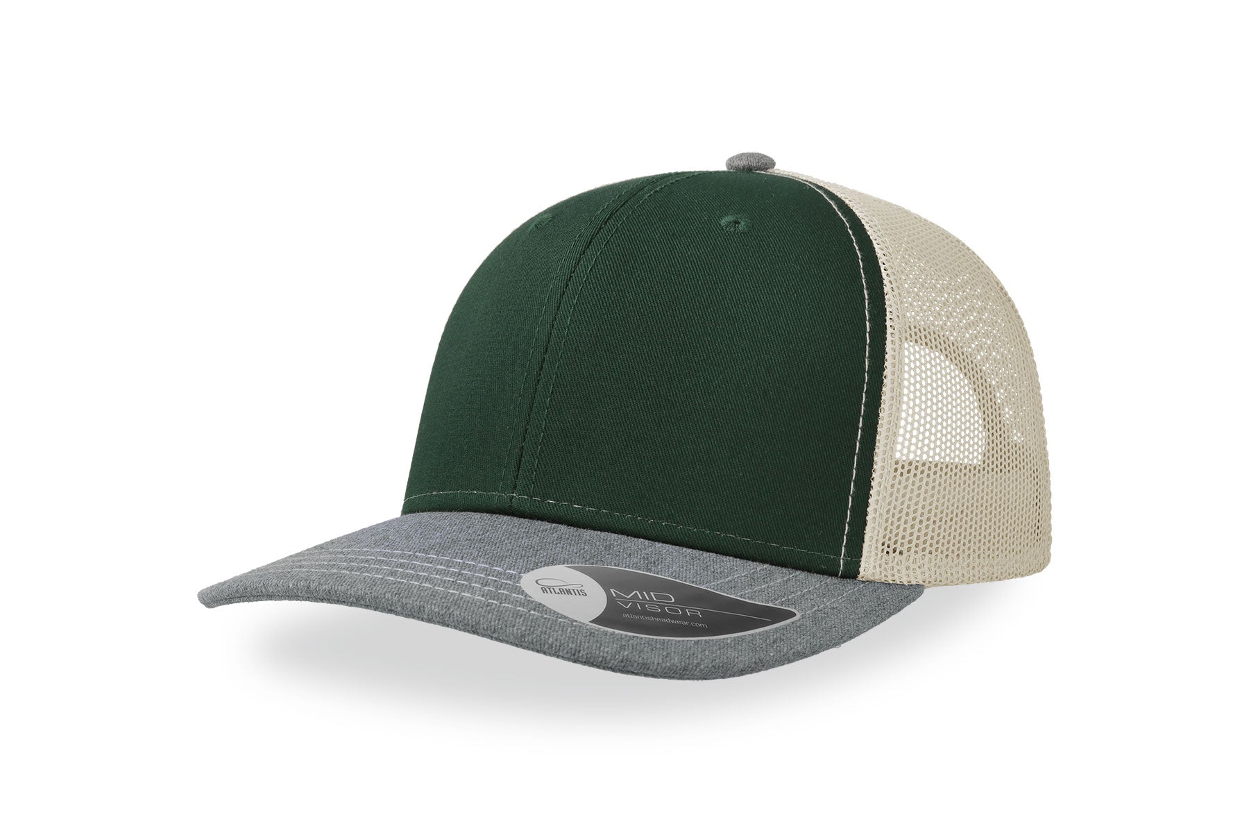 Sonic Bottle Green/Gray Melange/ Beige Cap