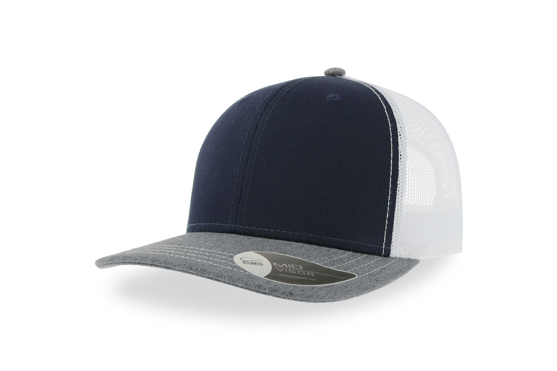 Sonic Navy / Gray Melange / White Cap