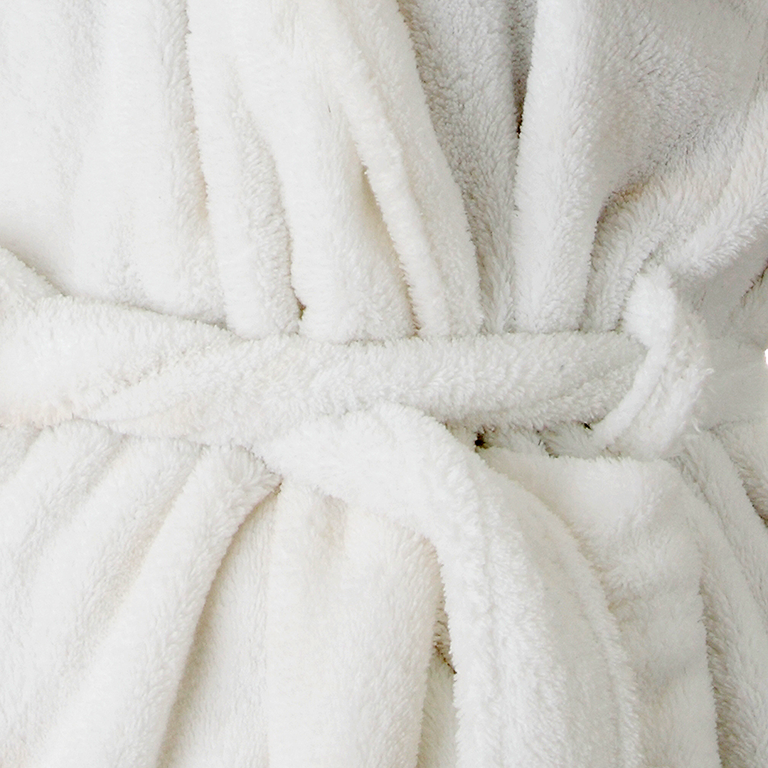 White Kids Bathrobe