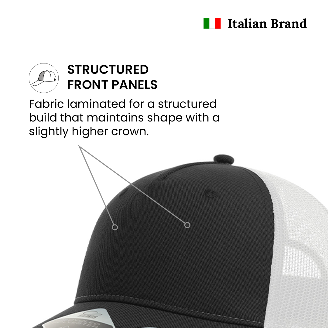 Zion Black White Cap