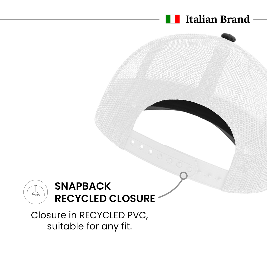 Zion Black White Cap