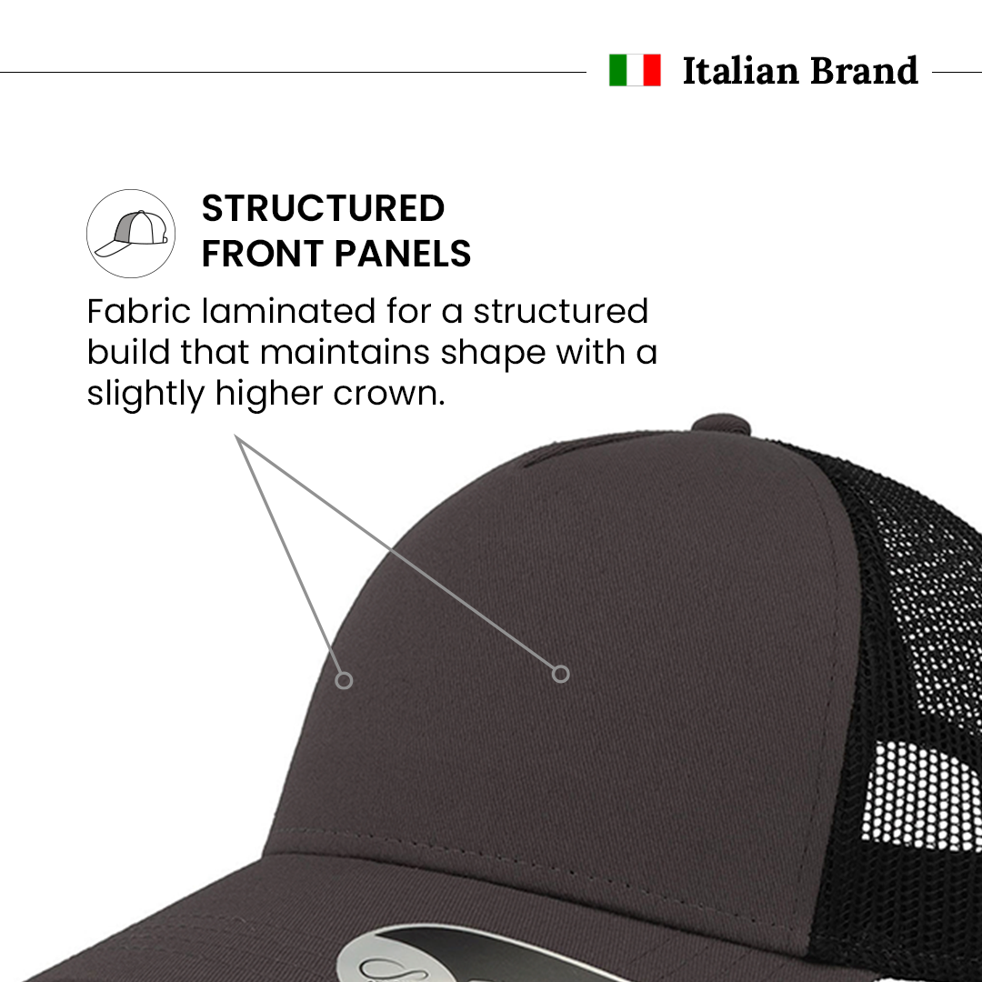 Rapper Cotton Dark Gray Cap