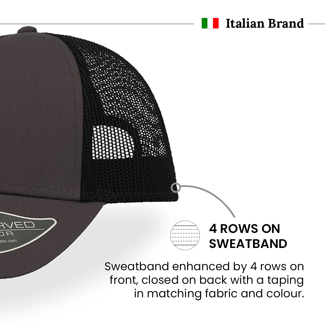 Rapper Cotton Dark Gray Cap