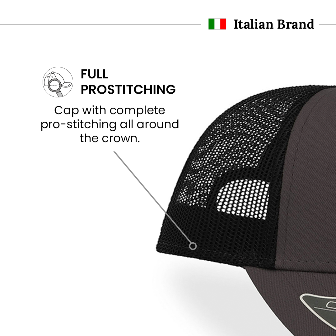 Rapper Cotton Dark Gray Cap
