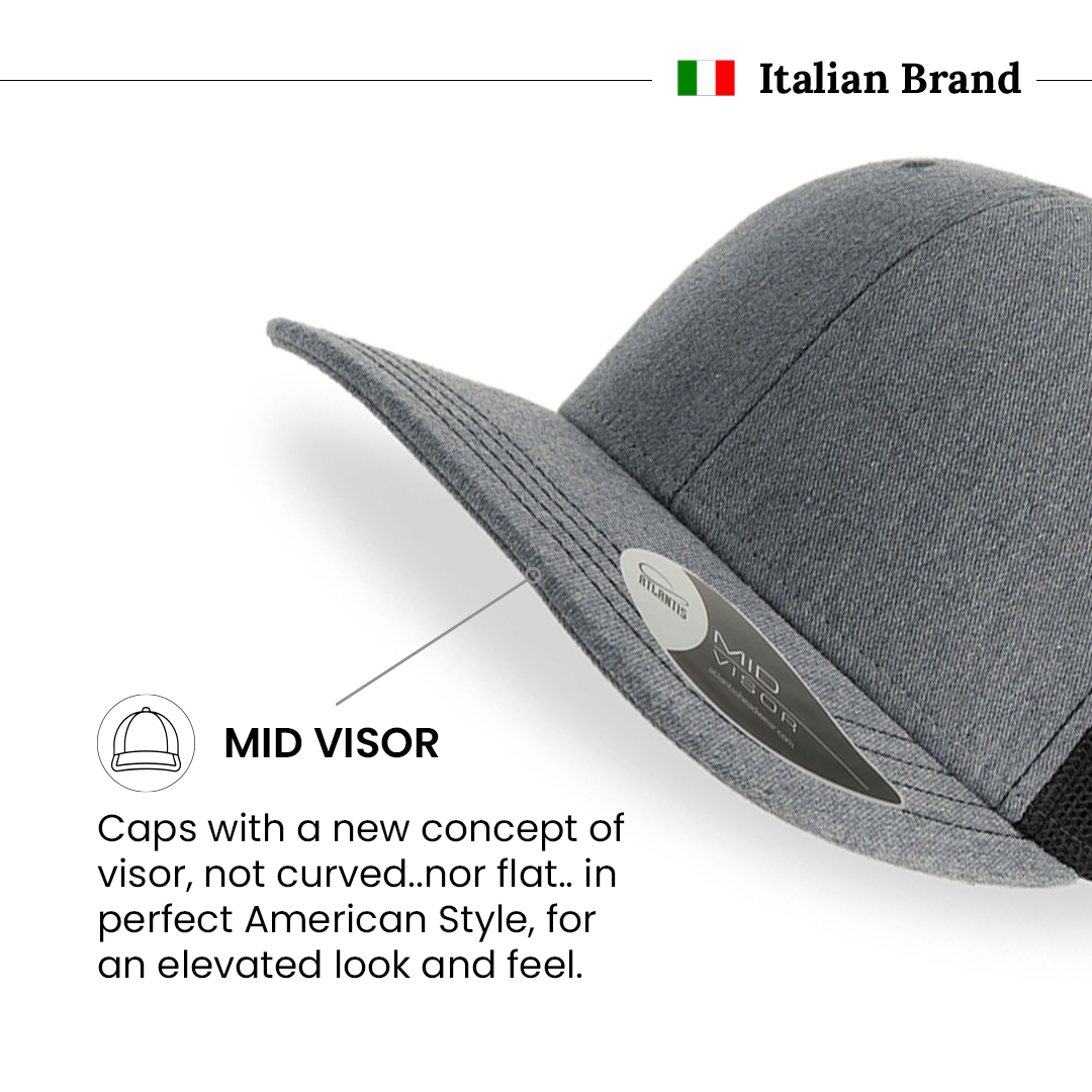 Sonic Gray Melange Black Cap