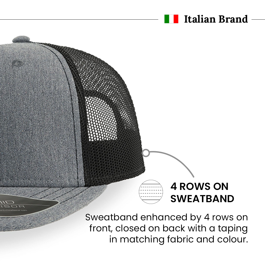 Sonic Gray Melange Black Cap