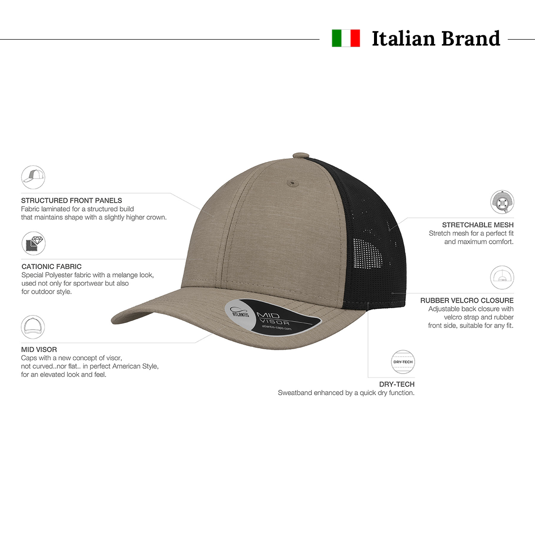 Whippy Gray Melange Cap