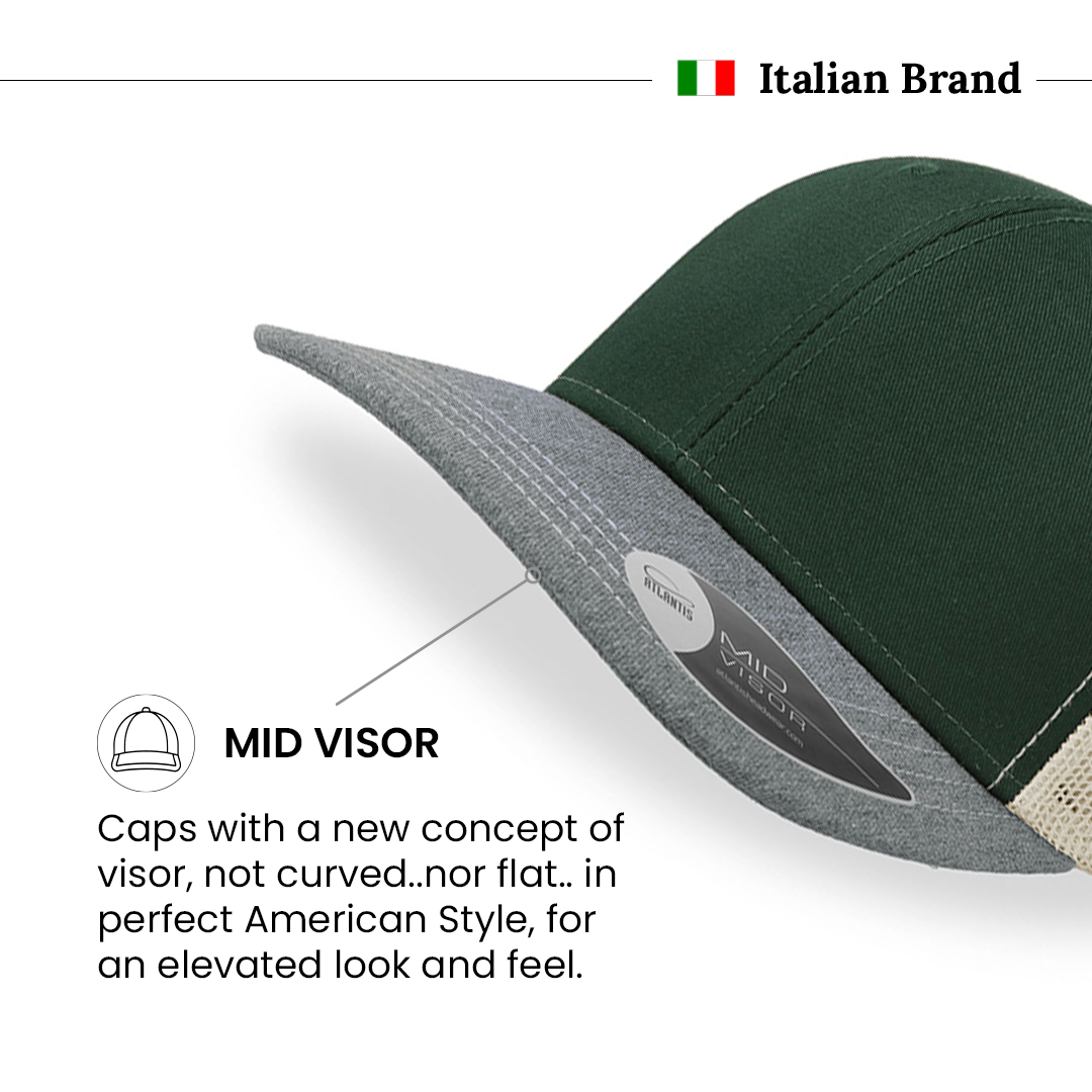 Sonic Bottle Green/Gray Melange/ Beige Cap