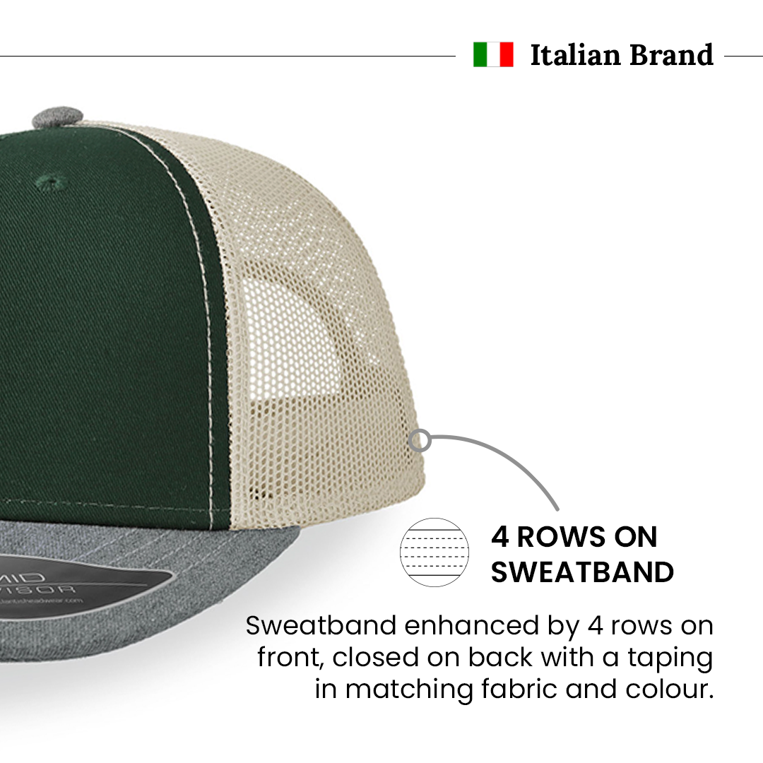 Sonic Bottle Green/Gray Melange/ Beige Cap