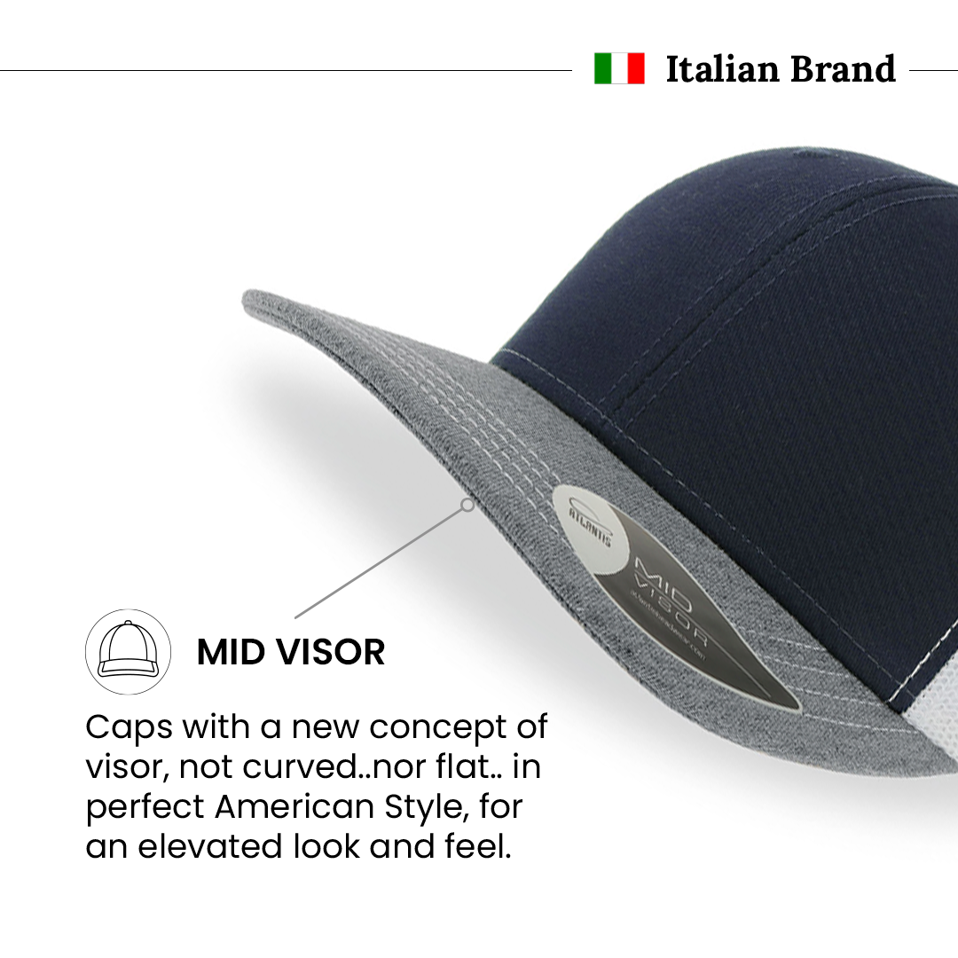 Sonic Navy / Gray Melange / White Cap