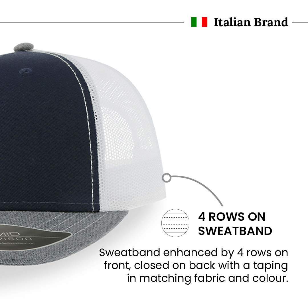 Sonic Navy / Gray Melange / White Cap