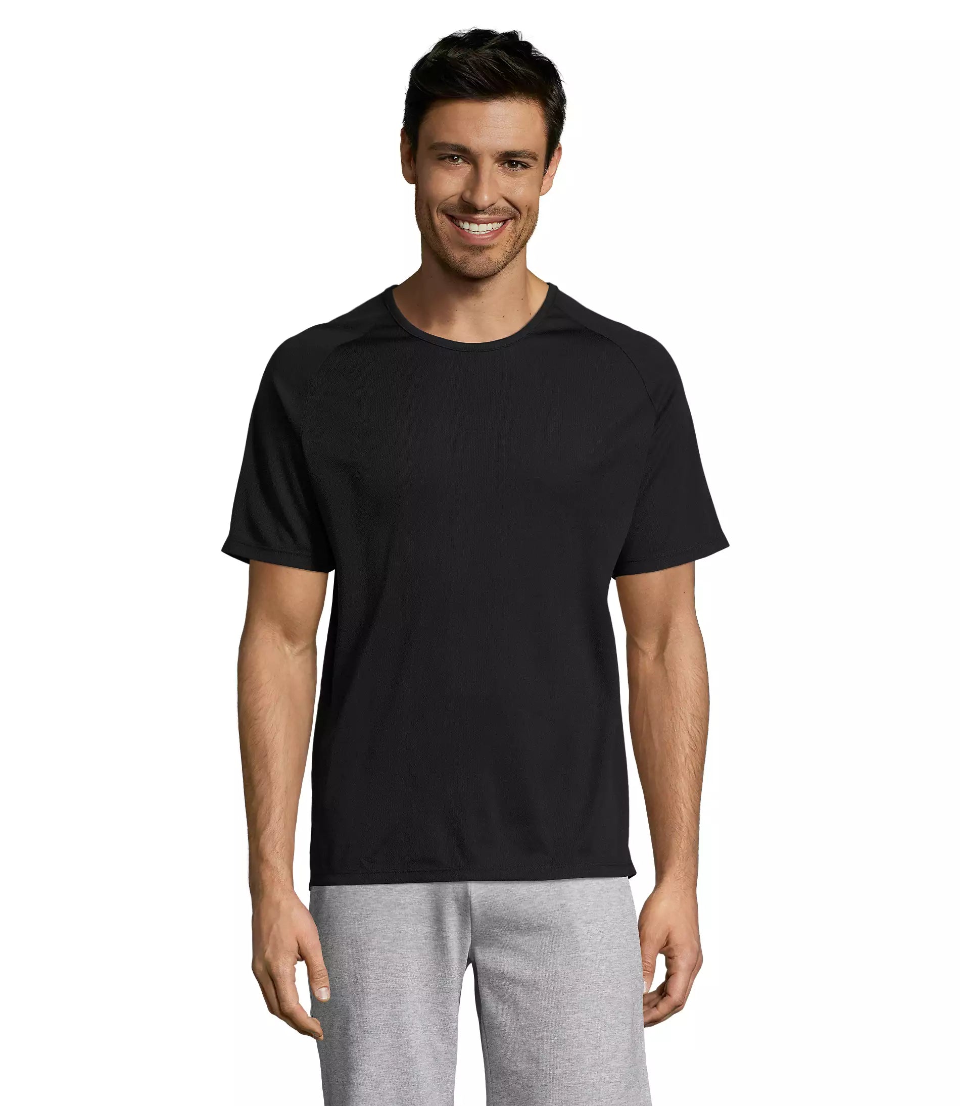 Sporty Shirt Unisex Black
