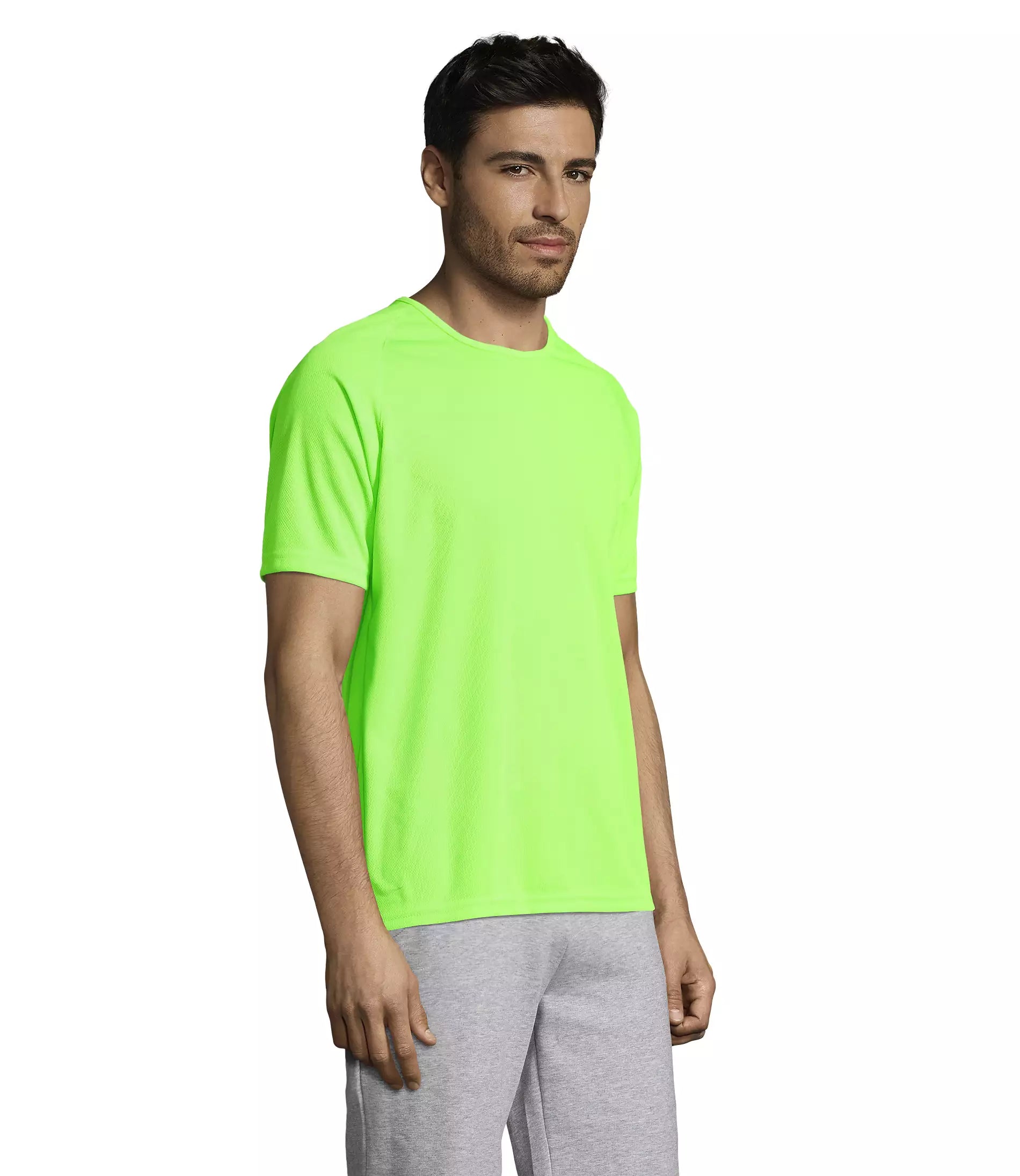 Sporty Shirt Unisex Neon Green
