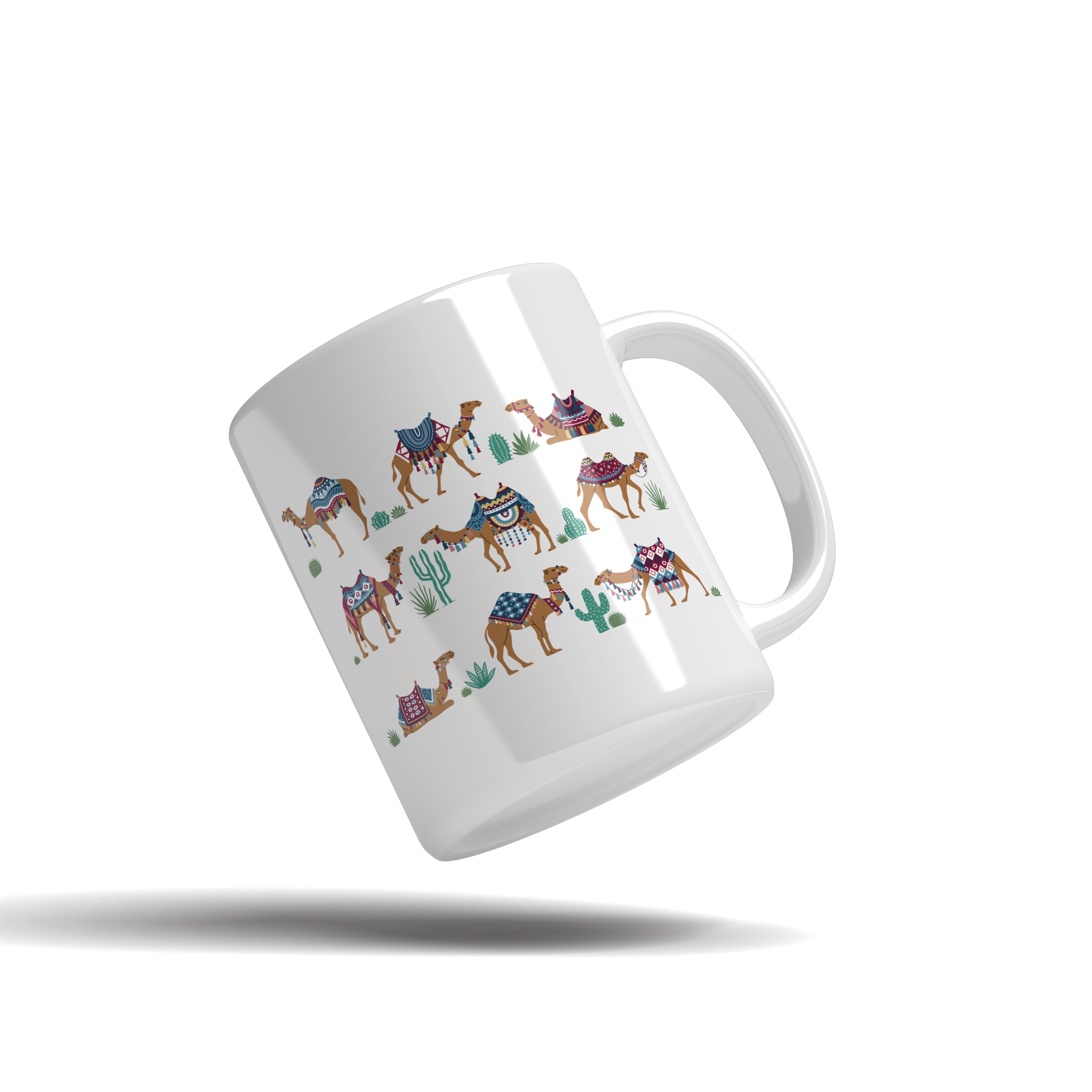 The Journey Begins With a Camels Step Mug