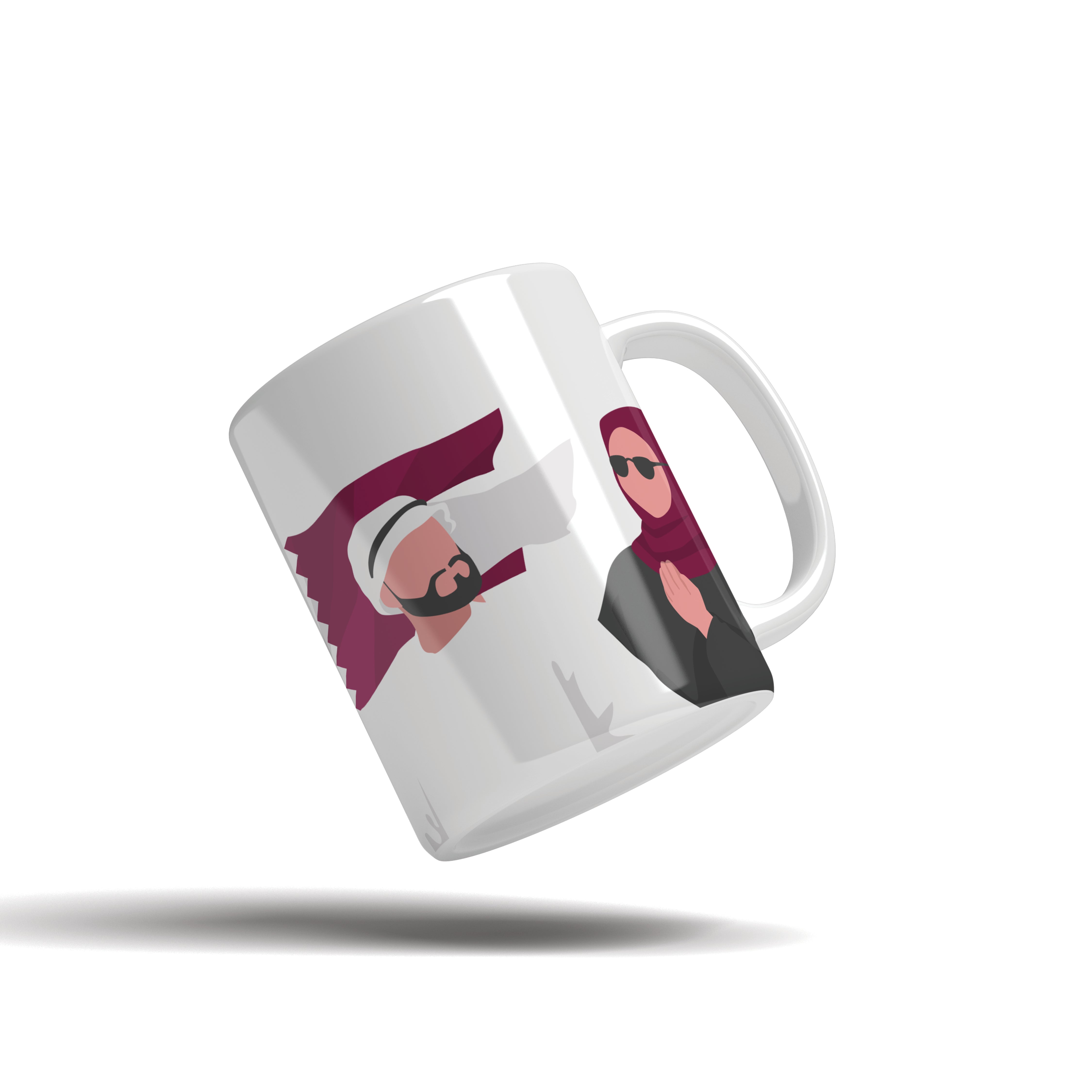 Qatari Couple Mug