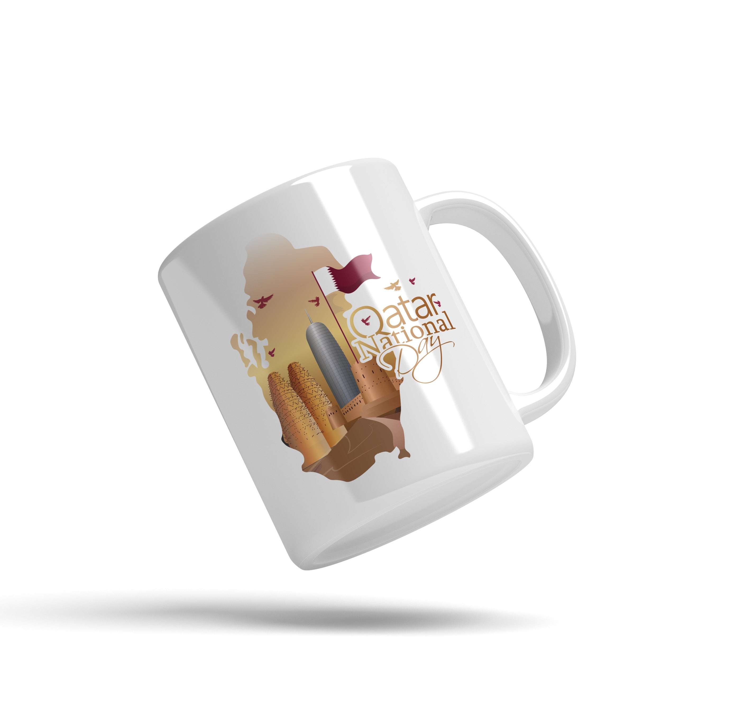 Qatar Canvas Mug