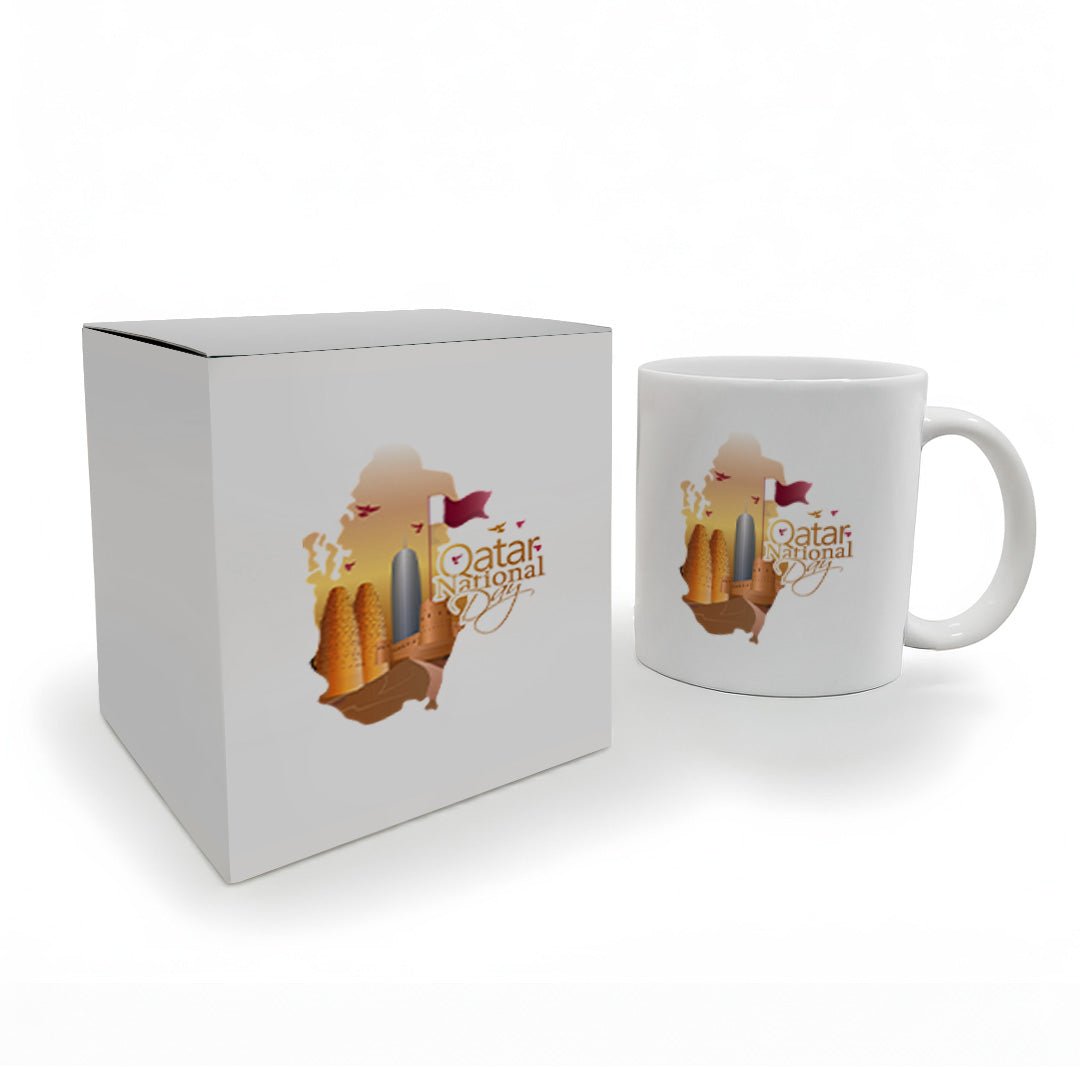 Qatar Canvas Mug