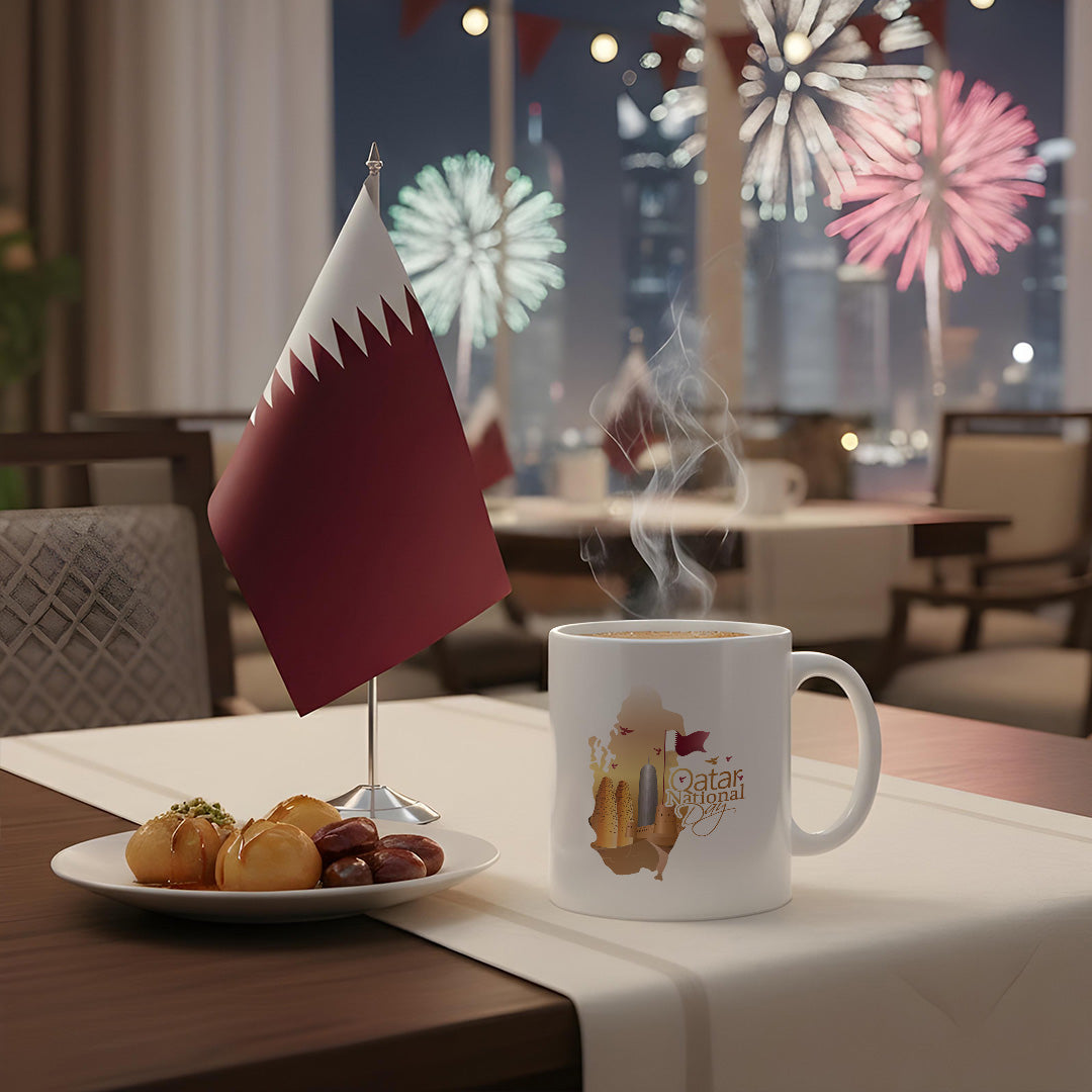 Qatar Canvas Mug