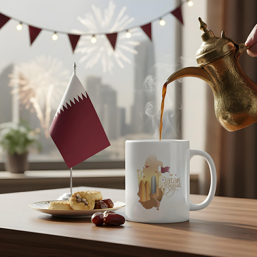 Qatar Canvas Mug