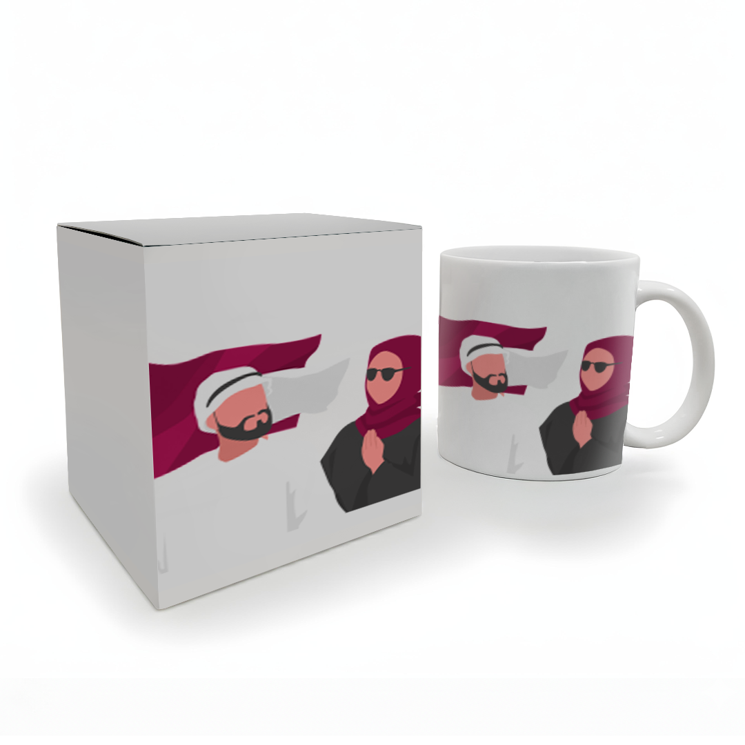 Qatari Couple Mug