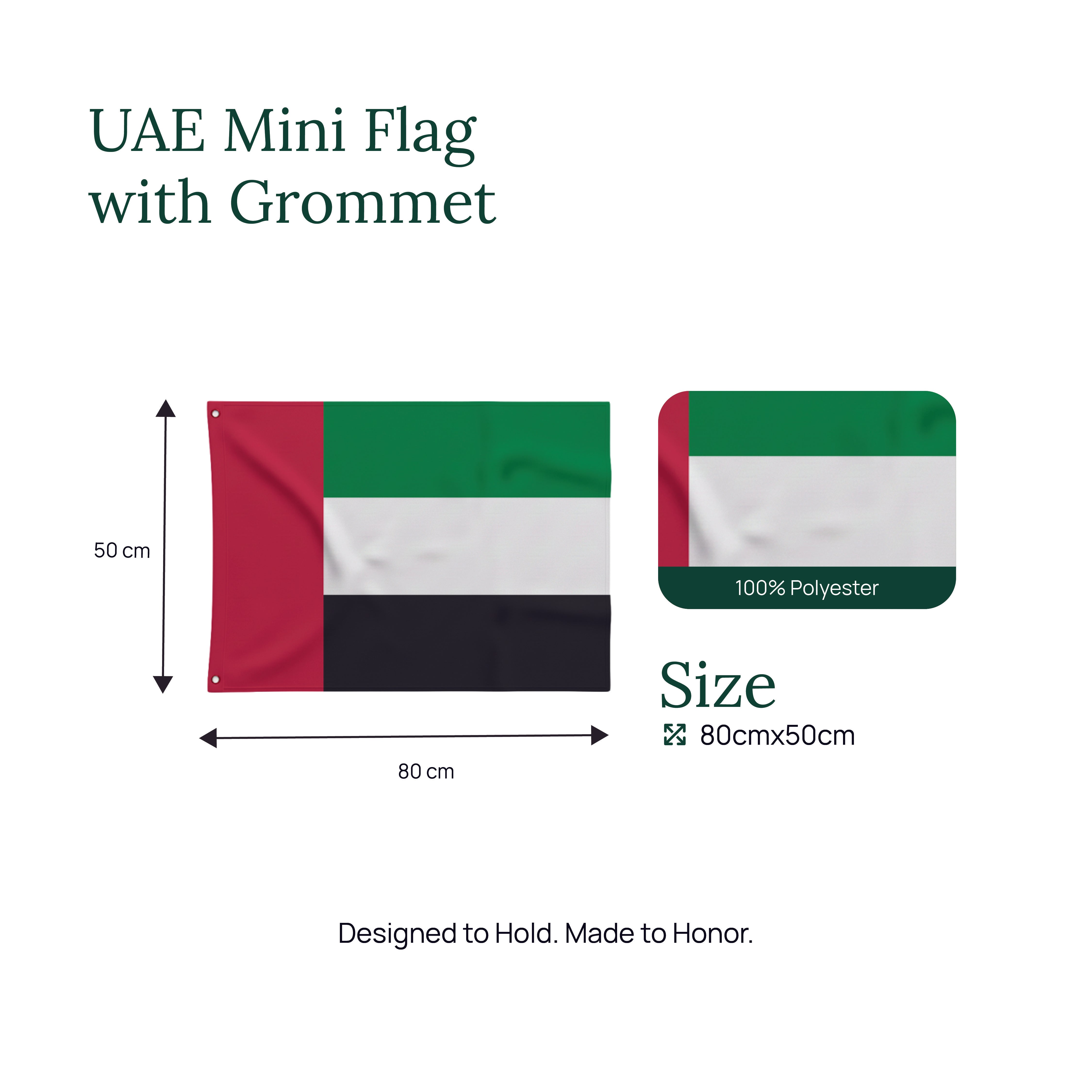 United Arab Emirates Flag