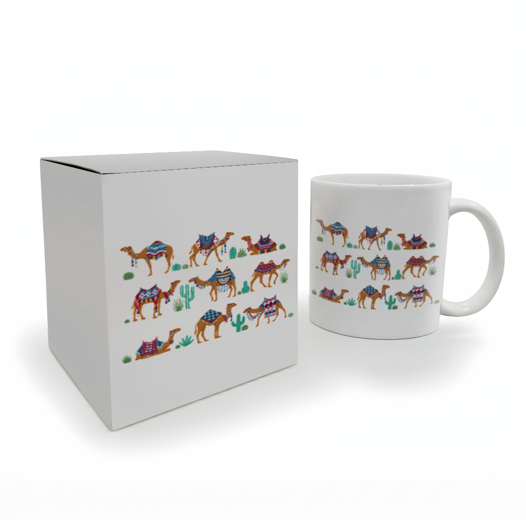The Journey Begins With a Camels Step Mug